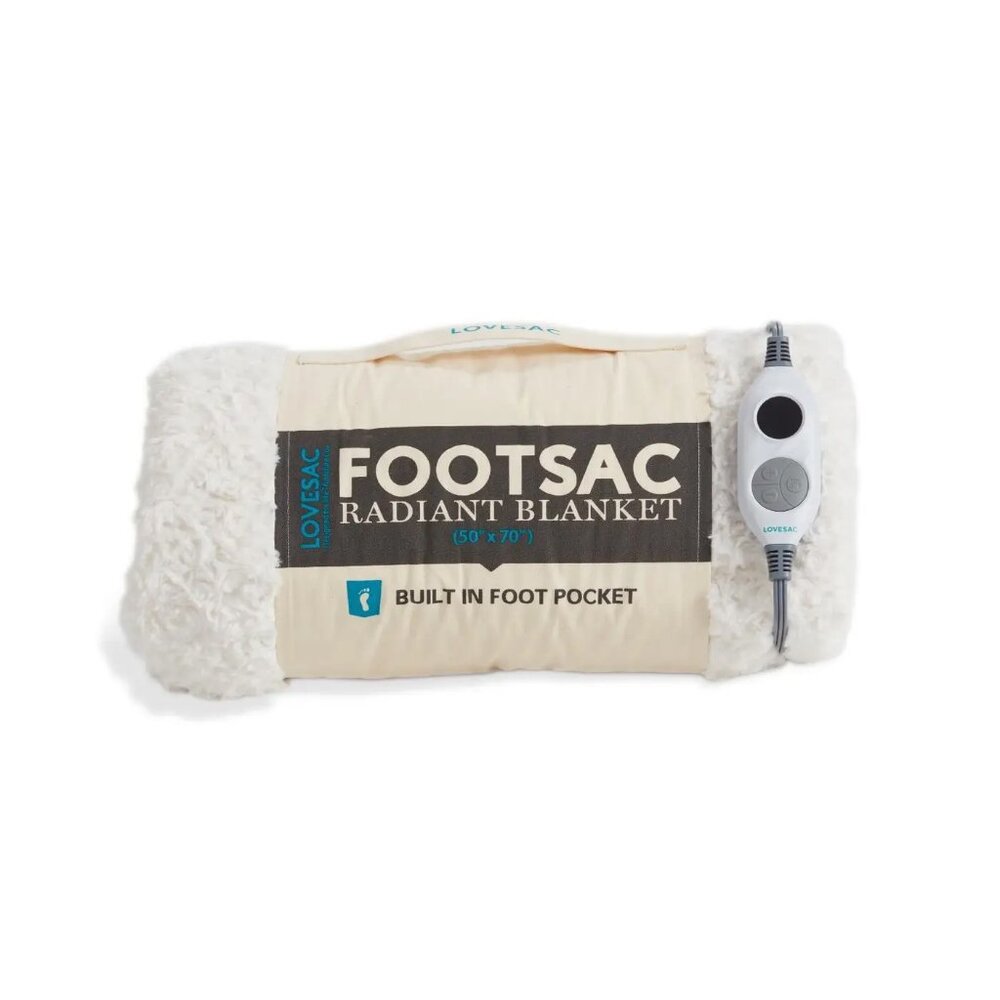 LOVESAC Footsac Radiant Blanket: Alpine Swirl Phur
